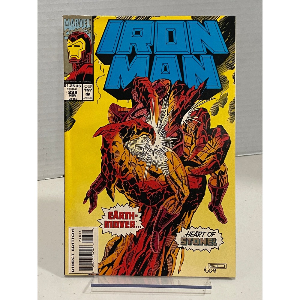 Marvel Iron Man Comic Book Issue 298 Earth-Mover Copper Age Excellent